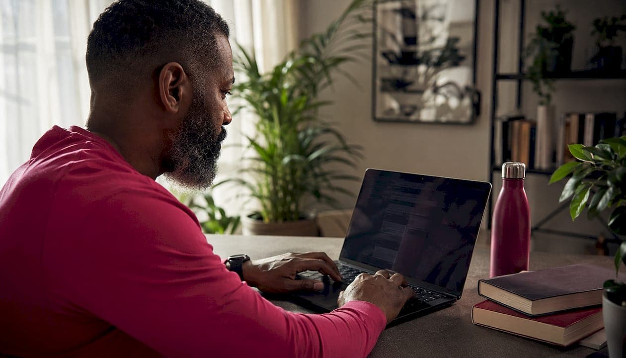 App developer coding privacy-focused fitness widget